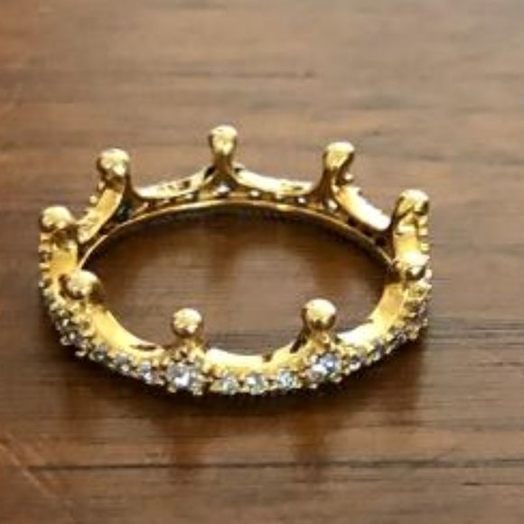 PANDORA SHINE ENCHANTED CROWN RING SZ 54 PANDORA SHINE ENCHANTED CROWN RING SZ 54